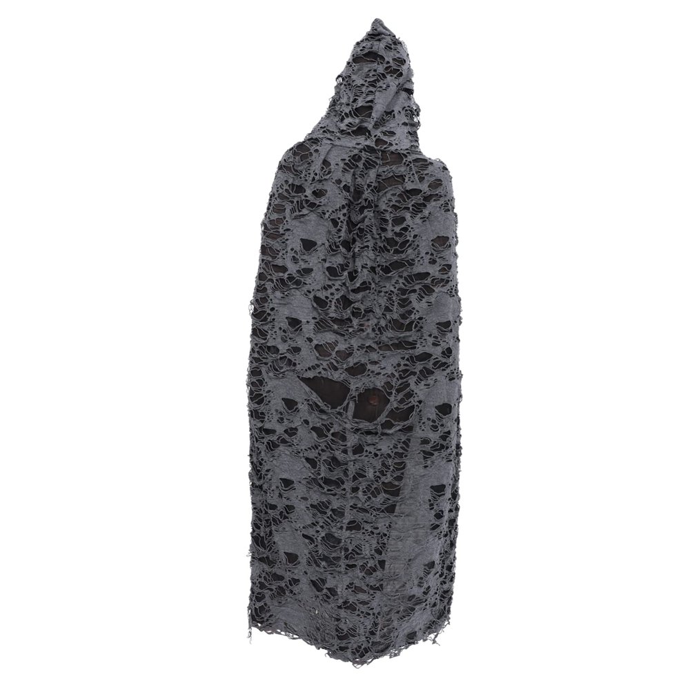 LIFKOME 1pc Halloween Costumes Warm Rag Cloak Cosplay Cape Stage Performance Handmade Black