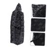 LIFKOME 1pc Halloween Costumes Warm Rag Cloak Cosplay Cape Stage Performance Handmade Black view 4