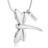 AIWENXI Pet Cremation Jewelry Dragonfly Urns Necklaces for Ashes for Men Women Stainless Steel Cremation Memorial Mini Urns Keepsakes Ash Holder Pendant Jewelry view 1