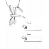 AIWENXI Pet Cremation Jewelry Dragonfly Urns Necklaces for Ashes for Men Women Stainless Steel Cremation Memorial Mini Urns Keepsakes Ash Holder Pendant Jewelry view 2