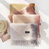 CTPCRTYK Women Scarf Stole Autumn Winter Wraps Knit Shawl Classic Thick Shawls Blanket Lightweight Scarves Long Stole(Green) view 3