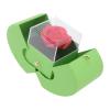 ZJchao Luxury Light Green Double Door Acrylic Jewelry Gift Box for Mothers Day, 360 Transparent Cover, Display for Couple Rings, Bracelets, Necklaces, Pendants, Earrings view 3