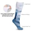 FZMVSLH Blue Wave Art Socks for Women Men Cotton Sock Breathable Boot Socks Warm Calf Socks for Hiking Work Crew Socks Thin Casual Long Socks 5 Pairs view 3