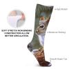 FZMVSLH Small Animals Socks for Women Men Cotton Sock Breathable Boot Socks Warm Calf Socks for Hiking Work Crew Socks Thin Casual Long Socks 5 Pairs view 3