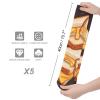 FZMVSLH Cheese Sandwiches Socks for Women Men Cotton Sock Breathable Boot Socks Warm Calf Socks for Hiking Work Crew Socks Thin Casual Long Socks 5 Pairs view 2