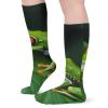 FZMVSLH Animal Frog Green Leaf Leaves Socks for Women Men Cotton Sock Breathable Boot Socks Warm Calf Socks for Hiking Work Crew Socks Thin Casual Long Socks 5 Pairs view 4