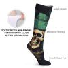 FZMVSLH Pirate Skull Socks for Women Men Cotton Sock Breathable Boot Socks Warm Calf Socks for Hiking Work Crew Socks Thin Casual Long Socks 5 Pairs view 3