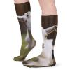 FZMVSLH Cute Goat Socks for Women Men Cotton Sock Breathable Boot Socks Warm Calf Socks for Hiking Work Crew Socks Thin Casual Long Socks 5 Pairs view 4