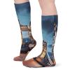 FZMVSLH Tower Bridge in London Socks for Women Men Cotton Sock Breathable Boot Socks Warm Calf Socks for Hiking Work Crew Socks Thin Casual Long Socks 5 Pairs view 4