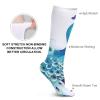 FZMVSLH Cartoon Blue Peacock Socks for Women Men Cotton Sock Breathable Boot Socks Warm Calf Socks for Hiking Work Crew Socks Thin Casual Long Socks 5 Pairs view 3