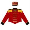 ACSUSS Women's Circus Ringmaster Costume Long Sleeve Tailcoat Blazer Jacket Coat with Hat Carnival Red A 3X-Large view 3