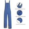 YRAETENM Womens Ski Snow Bibs Pants Winter Insulated Snowboard Overalls Outdoor Waterproof Windproof Adjustable Jumpsuits view 4