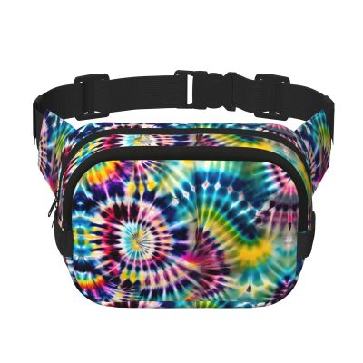 Exotic Tribe Tie Dye Style print Womens Fanny Pack Everyday Hip Pouch Waist Bag for Travel Outdoor Running Hunting for Adult