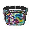 Exotic Tribe Tie Dye Style print Womens Fanny Pack Everyday Hip Pouch Waist Bag for Travel Outdoor Running Hunting for Adult view 1
