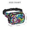 Exotic Tribe Tie Dye Style print Womens Fanny Pack Everyday Hip Pouch Waist Bag for Travel Outdoor Running Hunting for Adult view 3