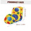 VALICLUD 1pair Clown Shoes for Adults Comfortable Halloween Cosplay Props for Dress-up Parties and Lightweight Design for Family and Friends view 2
