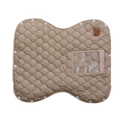 Windproof Infant Pram Mittens Warm Gloves Soft Fleece Hand Muff with Clear Phone Pocket for Cold Weather/558