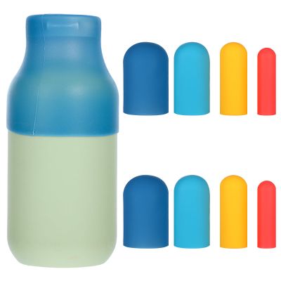 8 Pcs Silicone Bottle Covers for Travel Toiletry Skins Toiletries Leak Proof Sleeves Reusable Multicolor Silicone Travel Size Container Sleeves for Women Men Cruise