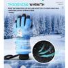 YAGTEYCLL Children Winter Skiing Gloves, Waterproof Warm Gloves for 8-13 Years Youth Kids, Boys Girls Snowboarding Comfortable Mittens for Electric Bike Cycling Sports Festival A||Large view 3