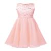 Raenseen Flower Girls Dress Wedding Party Princess Tutu Dress Bridesmaid Evening Maxi Tutu Gown Pearl Pink 10 Years view 1