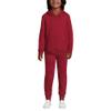 Lands' End Uniform Coed Kids Jogger Sweatpants Garnet Kids X-Large view 2