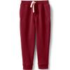 Lands' End Uniform Coed Kids Jogger Sweatpants Garnet Kids X-Large view 3