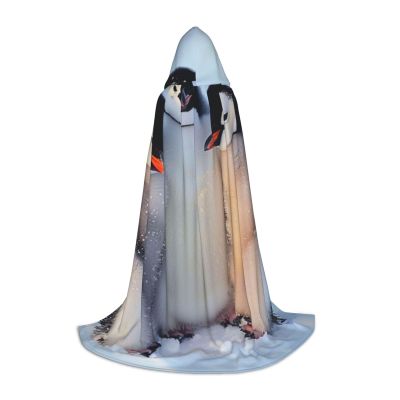 XIyueZone Penguins - Unisex Tunic Hooded Robe Halloween Cloak Cosplay Costumes - Medium
