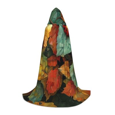 XIyueZone Leaves And Ladybugs - Unisex Tunic Hooded Robe Halloween Cloak Cosplay Costumes - Large