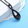 AIWENXI Infinity Cremation Jewelry Urns Necklaces for Ashes for Men Women Stainless Steel Cremation Memorial Ashes Holder Pendant Keepsakes Jewelry view 3