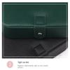YWZDQ Women's Jewelry bo High-end Retro Pebbled Portable Jewelry Box Large-Capacity Earrings Earrings Ring Jewelry Storage Box Travel Box(Green) view 4