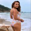 ZIIFULLHOU One Piece Swimsuits for Women Printing Tummy Control Slimming Bathing Suit Sexy Swimming Swimwear Multicolored view 3