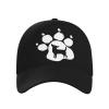 Chihuahua Dog Pet Paw Print Baseball Hats for Men and Women - Classic Adjustable Hats Black view 2