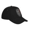 Ironworker American Flag Baseball Hats for Men and Women - Classic Adjustable Hats Black view 3