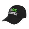 Fuck Lymphoma Cancer Lime Baseball Hats for Men and Women - Classic Adjustable Hats view 1