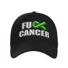 Fuck Lymphoma Cancer Lime Baseball Hats for Men and Women - Classic Adjustable Hats view 2