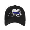 Nurses Police Wife Baseball Hats for Men and Women - Classic Adjustable Hats Black view 2