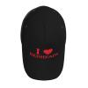 I Love Redheads Baseball Hats for Men and Women - Classic Adjustable Hats Black view 4