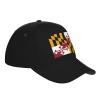 Flag of Maryland Baseball Hats for Men and Women - Classic Adjustable Hats Black view 3