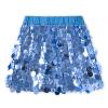 Miipat Girls Sequin Skirt Sparkly Toddler Glitter Mini Skirt Little Kids Shiny Dance Party Skirt(Lakeblue,8-9Years) view 1
