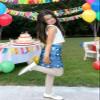 Miipat Girls Sequin Skirt Sparkly Toddler Glitter Mini Skirt Little Kids Shiny Dance Party Skirt(Lakeblue,8-9Years) view 2