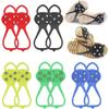 Universal Non-Slip Gripper Spikes, New Universal Gripper Shoe Grips for Ice Sports, Traction Cleats Ice Snow Grips Anti-Slip Silicone with 5 Tooth Steel Nails (5pair Mix, Child) view 1