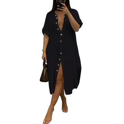 Floavery Women's Swimsuit Cover Up Shirt Beach Bathing Suit for Swimwear Bikini Dress Shirt