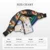 Beautiful Seahorse Couple Boys large waist bag, travel crossbody waist bag, suitable for enjoying sports, running, cycling, travel, fishing view 2
