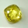 10.1 Ct Natural Yellow Ceylon Sapphire Cushion Cut EGL Certified Loose Gemstone view 2