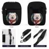 Christmas Samoyed Dog Sling Backpack Crossbody Waist Pack Chest Bag Fanny Pack Chest Daypack for Travel Sports Hiking view 3
