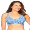 Amoureuse Women's Plus Size Embroidered Underwire Bra - 46 C, French Blue view 1