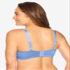 Amoureuse Women's Plus Size Embroidered Underwire Bra - 46 C, French Blue view 2