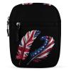 American And British Flags Sling Backpack Crossbody Waist Pack Chest Bag Fanny Pack Chest Daypack for Travel Sports Hiking view 1