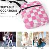 Checkered Plaid Pattern Sling Backpack Crossbody Waist Pack Chest Bag Fanny Pack Chest Daypack for Travel Sports Hiking view 4