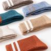 JNKET 6 Pairs Women Socks Warm Thick Socks Winter Crew Socks (US, Alpha, One Size, Regular, Regular, Khaki) view 3